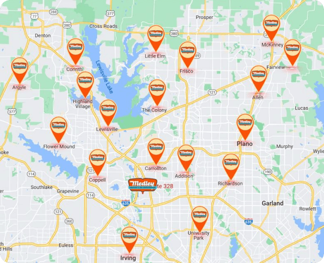 Neighborhoods Served - Map